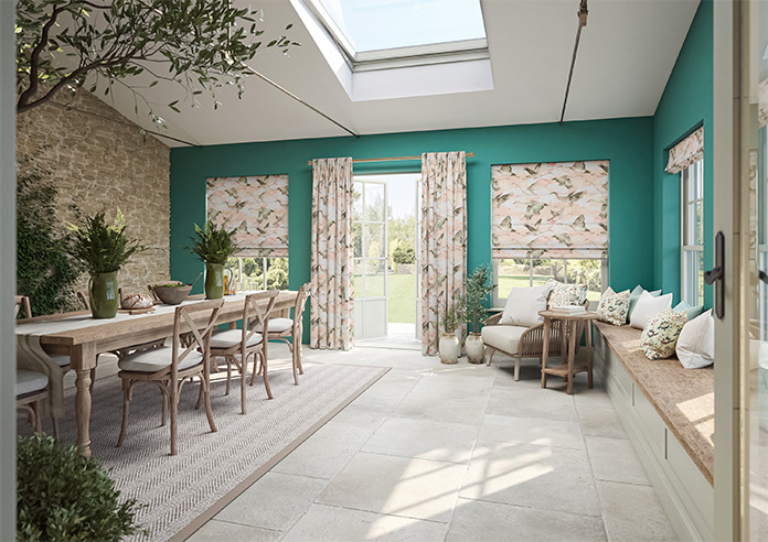 Flyway, Blush - Twist&Fit Roman Blind - Image 7